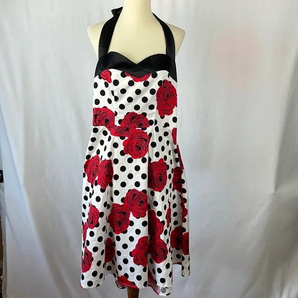 Dress Tells | Dresses | Vintage 95s Rockabilly Audrey Dress Retro Cocktail  Dress Wroses Polka Dots | Poshmark